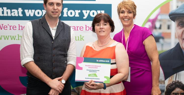 Healthwatch lincolnshire award