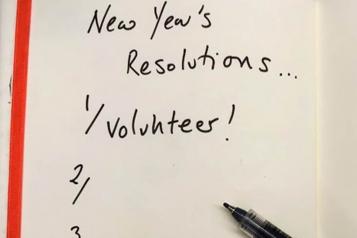 new year volunteer